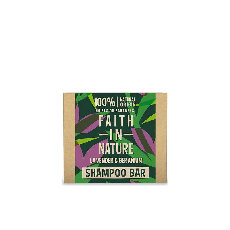 Faith in Nature Lavender & Geranium Shampoo Bar - almaofsweden.se