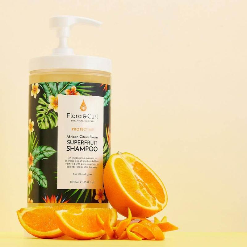Flora & Curl African Citrus Superfruit Shampoo - almaofsweden.se