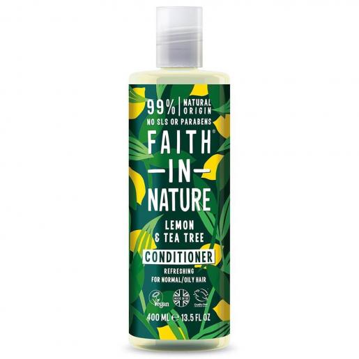 Faith in Nature Faith in Nature Lemon & Tea Tree Conditioner för normalt till fett hår - almaofsweden.se
