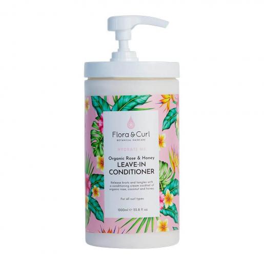 Flora & Curl Rose Water & Honey Leave-In Conditioner - almaofsweden.se