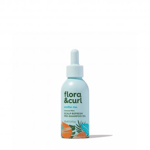 Flora & Curl Coconut Mint Scalp Refresh Pre-Shampoo Oil - almaofsweden.se