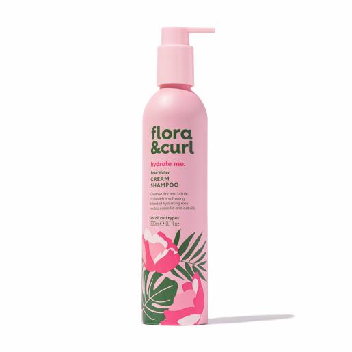 Flora & Curl BUCKLIG FLASKA - Rose Water Cream Shampoo - almaofsweden.se