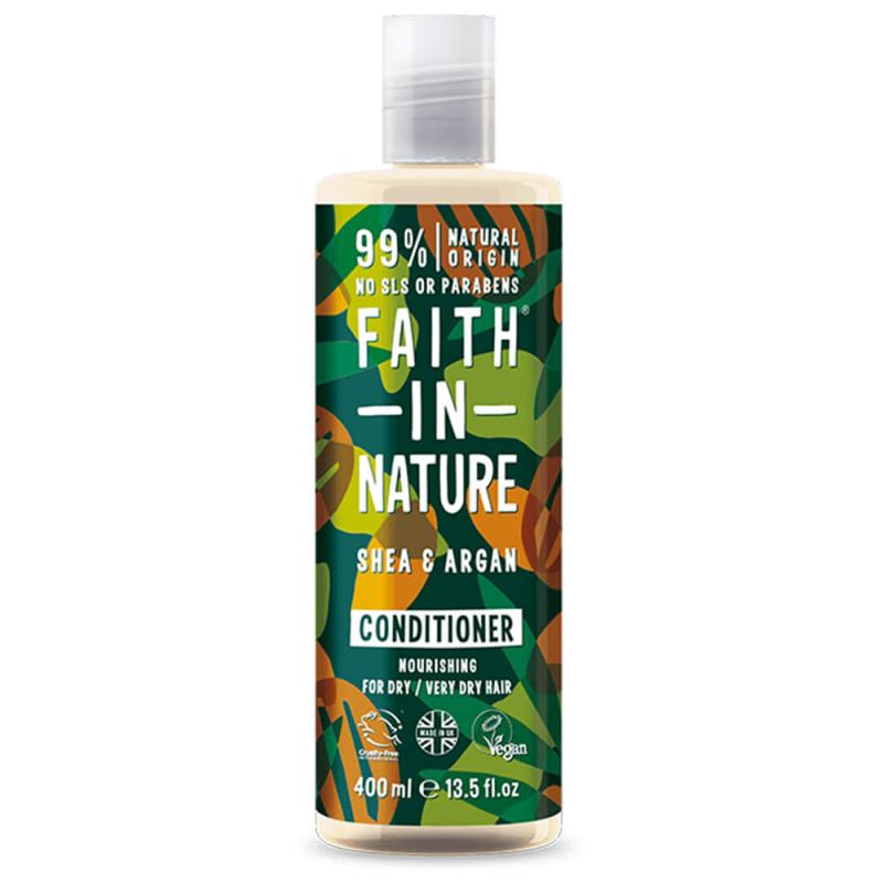 Faith in Nature Shea & Argan Conditioner för torrt till mycket torrt hår - almaofsweden.se