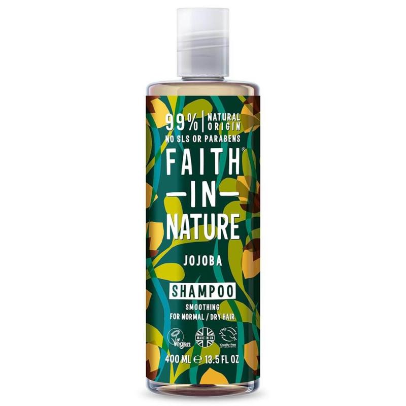 Faith in Nature Jojoba Shampoo för normalt till torrt hår - almaofsweden.se