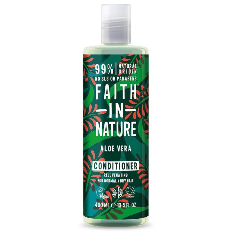 Faith in Nature Aloe Vera Conditioner för normalt till torrt hår - almaofsweden.se