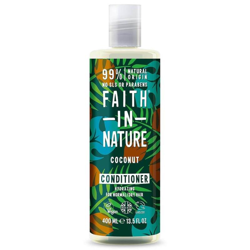 Faith in Nature Coconut Conditioner för normalt till torrt hår - almaofsweden.se