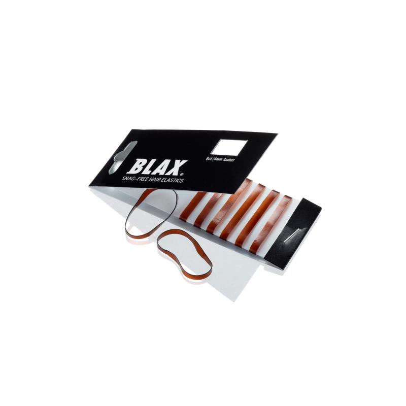 Blax Blax Snag-free hair elastics AMBER - almaofsweden.se