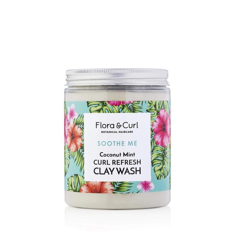 Flora & Curl Coconut Mint Curl Refresh Clay Wash - almaofsweden.se