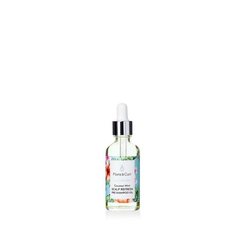 Flora & Curl Coconut Mint Scalp Refresh Pre-Shampoo Oil - almaofsweden.se