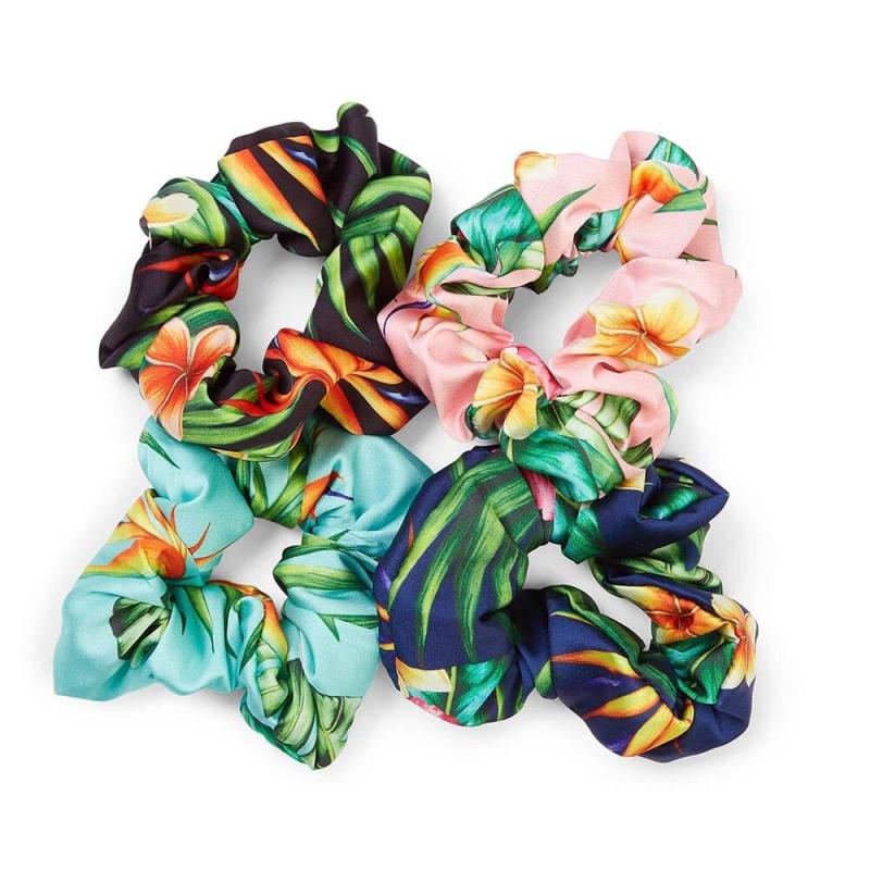 Flora & Curl Flora & Curl Large Satin Scrunchies - almaofsweden.se