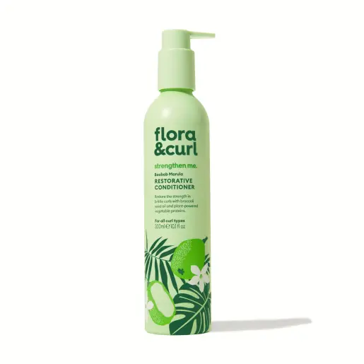 Flora & Curl Baobab Marula Restorative Conditioner - almaofsweden.se