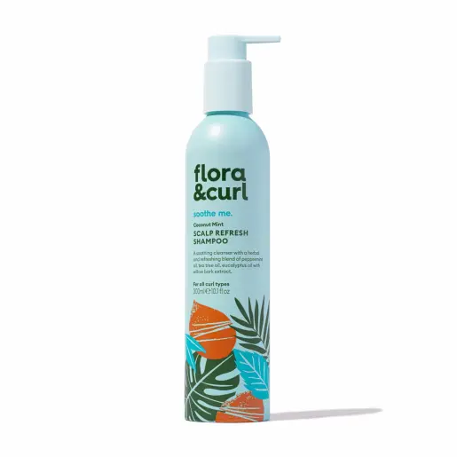 Flora & Curl Coconut Mint Scalp Refresh Shampoo - almaofsweden.se