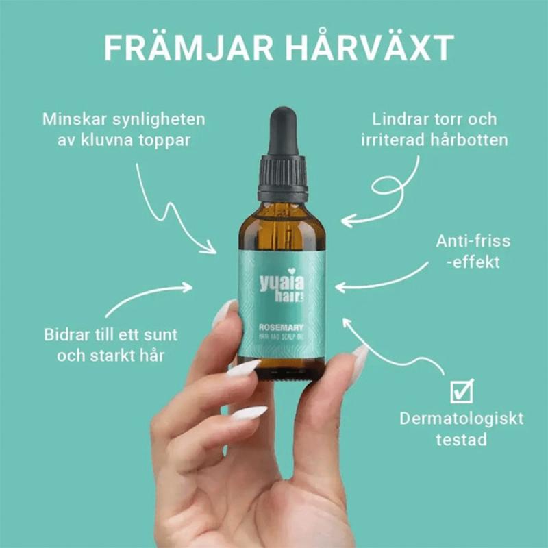Yuaia Hair Care Rosemary Hair and Scalp Oil - almaofsweden.se