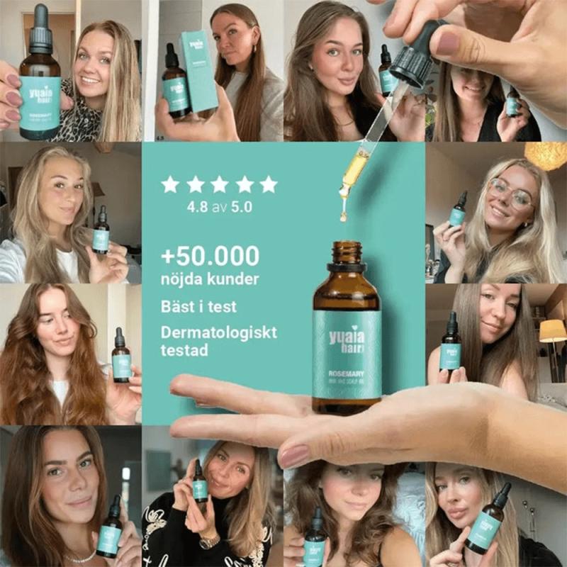 Yuaia Hair Care Rosemary Hair and Scalp Oil - almaofsweden.se