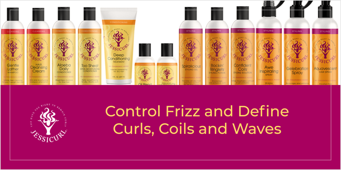 Jessicurl - control frizz,define curls, coils and waves.